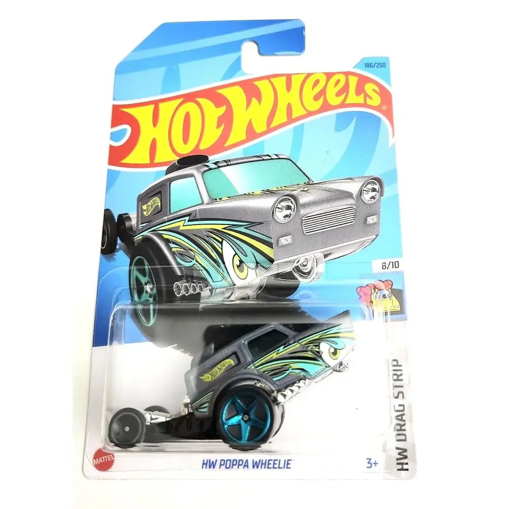 Hot Wheels HW Poppa Wheelie Silver HW Drag Strip 8/10 186/250
